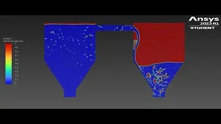 CFD study with biphasic flow (VOF) modeling and analysis using Ansys Fluent [4/4] - Results.