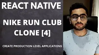 React Native Vector Icons in Nike Run Club Clone [4] | Production Level Application