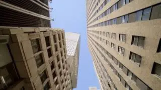 modern high rise office buildings in the city real estate architecture scene 2