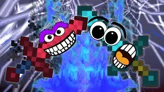 Minecraft DRAGONS vs WIZARDS! YouTuber Siege World #4 - HUNTER OR HUNTED?