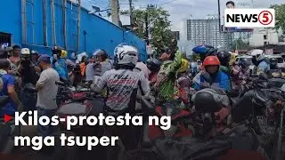 TNVS drivers sa Cebu, nagprotesta vs. mapang-abusong opisyal ng gobyerno at korupsyon