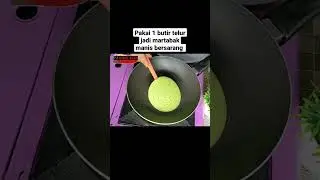 Resep Martabak Manis Bersarang Hanya 1 Butir Telur #shorts