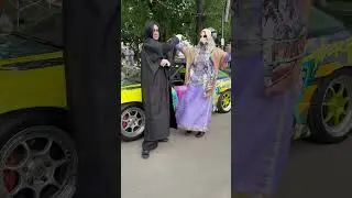 Snape and Mad Dumbledore choose a car #cosplay #festival #развлечения #automobile #кудасходить