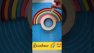 Rainbow cake🌈#youtubeshorts  #cakeforkids​ #kidscakes​ #viralcake​ #trendingcake​ #cake #ytshorts