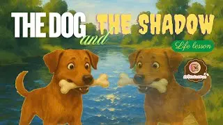 The Dog and the Shadow | Moral Story in English | Life Lessons