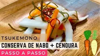 COMO FAZER CONSERVA DE NABO JAPON&Ecirc;S BRANCO COM CENOURA | RECEITA MUITO F&Aacute;CIL