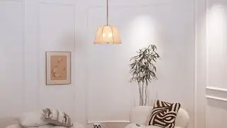 Sienna Linen Pendant Lamp
