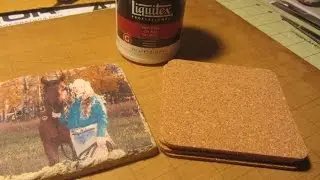 Photo Image Transfer to Tile Liquitex Craft Tutorial