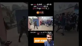 Indian Army Attitude Status// Indian Army Power// One Man Army #shorts #short #army
