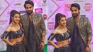 Nath Krishna Aur Gauri Ki Kahani Alisha Panwar Arjun Singh at Dangal Family Award 2024 Red Carpet