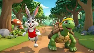 The hare and the tortoise story in hindi SHort story #abcd #dreamscreenai #abcd #students #students