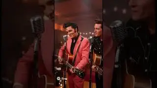 1950s Elvis and Johnny Cash singing