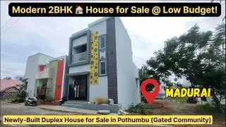 Low Budget 🤩 House in Madurai | North Facing 2BHK New House for Sale | House for Sale in Madurai
