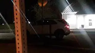 Chase bank security lets the headlights do the talking