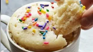 1 minute vanilla mug cake recipe ( no egg)