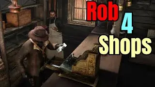 Bandit 3 Challenge Rob 4 Shops in One Day : Red Dead Redemption 2