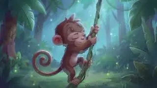 Monkey Song for Kids | Mark the Monkey &ndash; Monkey Adventure Song | Animated Music Video