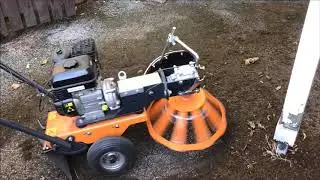 Nesbo Weedripper Removing Moss From Drying Areas in Social Housing