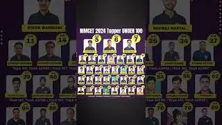 NIMCET Result 2024 : Online and Offline Toppers #nimcet #nimcet2025