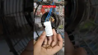 Farata fan connection with capacitor #shorts #viral #mrgreattechnical