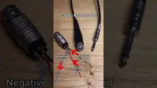 Cables balanceados VS no balanceados #shorts