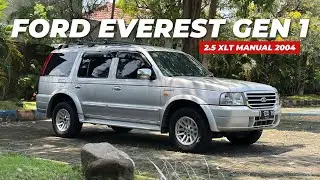 FORD EVEREST TDI 2.5 XLT MANUAL 2004 / TANGAN PERTAMA, FULLSET