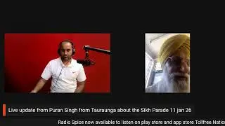 Live update from Puran Singh from Tauraunga about the Sikh Parade 11 jan 26