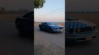 Mustang tire warming! #hoonigan #kb43ver #burnout #mustang #timetrialswinner #killalltires