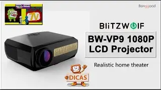 Conhe&ccedil;a: BlitzWolf BWVP9 Projector.