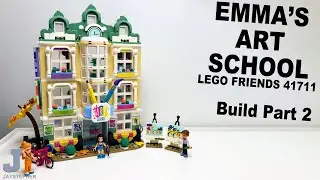 LEGO Friends Emma's Art Studio 41711 Build Part 2