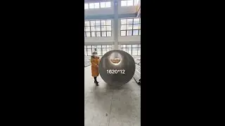 Big diameter stainless steel welded pipe Size 1219*10mm 1620*12mm Material 304 / tp304