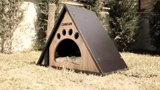 Wooden Village Cat House - Pawwood