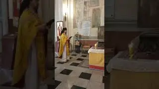 Заупокойная лития в храме св. Антония Великого. Рим, Руссикум