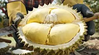 This Dog Helped Harvest Durian&hellip; Then Sold It on the Road 🐶🍈 | Real Life Farm Story