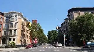 Driving through park slope in brooklyn new york #BROOKLYN #NEWYORK