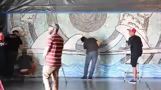 HURLEY ART DEPARTMENT | FINSET MURAL AT HURLEY HQ