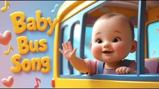 Колеса на автобусе 🚌 | Детская песенка | Мультфильм для малышей