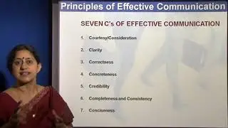 #Webinar #VideoLecture #OnlineClass Ch 1.8 Principles of Effective Communication