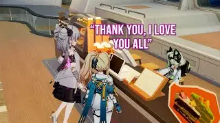 Prometheus and Klein Imitating Virtual Idol's Cute Greetings JP Dub | Honkai Impact 3rd