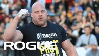 Caron Gets All 3 - Rogue Strongman Sandbag Load | 2020 Arnold Pro Strongman USA Qualifier - Event 4