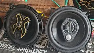 comparação entre alto falante triaxial Bravox 50w vs Bomber 60w de 5 polegadas