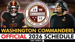 🚨LEAKED🚨: Full Washington Commanders 2026 Schedule RELEASED | 2026 NFL Schedule Release & Reaction