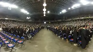 360&ordm; Video of Commencement 2017 Processional