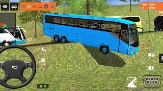 Euro Bus Driving Game PublicTransportation 2024 Indonesia BusSimulator Android Gameplay #86
