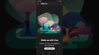 How to setup Hue Go light with Routines