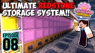 Ultimate Minecraft Redstone Storage System | Lotus SMP | Episode 8