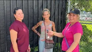 Apoyo en las calles de Overtown junto a las psic&oacute;logas Malena  y Heidys ✍️🙏 