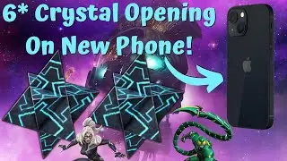 Double 6-Star Basic Crystal Opening! On New iPhone 13! Cav EQ 100%! - Marvel Contest of Champions