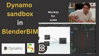 Dynamo Sandbox and IFCOpenShell in BlenderBIM - First test