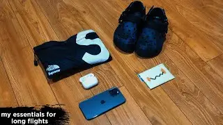 long flight in 2020: my main essentials | tips | minimal hypebeast